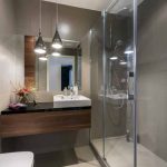 Modern luxury bathroom with shower